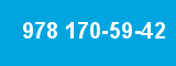 978 170-59-42 978 170-59-42